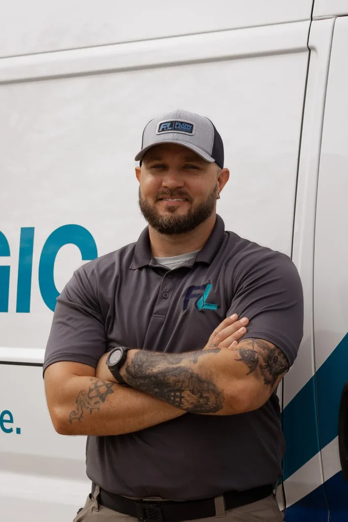 Chris, founder of Flow Logic Plumbing in Anderson, SC